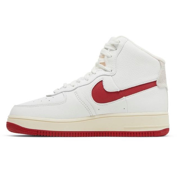 NIKE W AF1 SCULPT Summit White/Gym Red - Picture 3 of 16